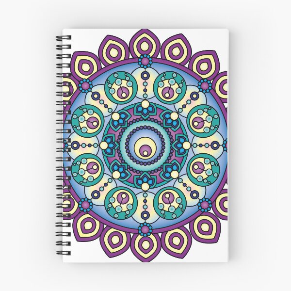 Item preview, Mandala Inspired Design in colors #2 designed and sold by ZenDrawings.