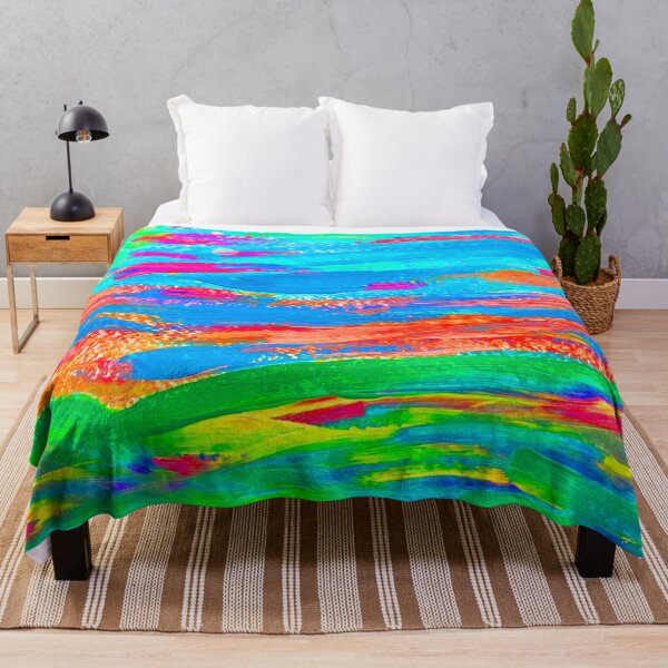 Item preview, Tropical Sunset, Bright and Colorful Painting designed and sold by HBBArtShop.