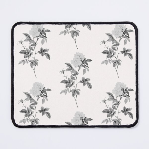 Item preview, Anjou Rose Flower, Alternative Illustration - Grey and White Rose designed and sold by DaphneKstudio .