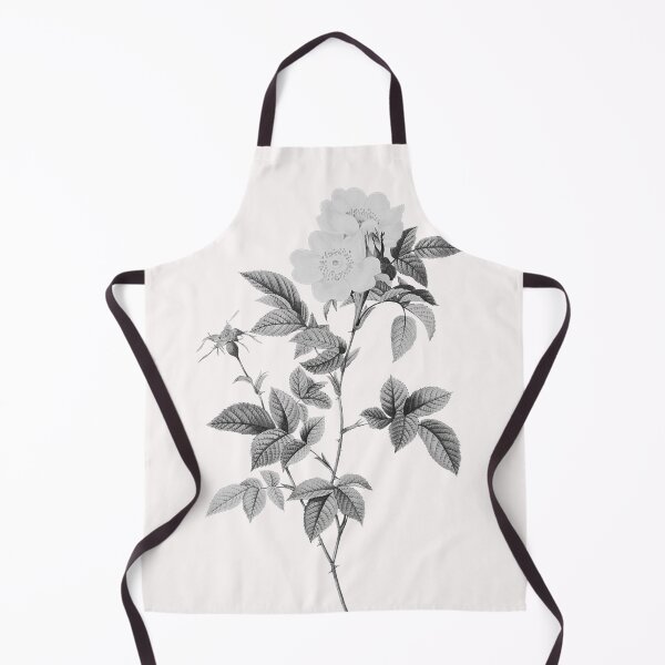 Item preview, Anjou Rose Flower, Alternative Illustration - Grey and White Rose designed and sold by DaphneKstudio .