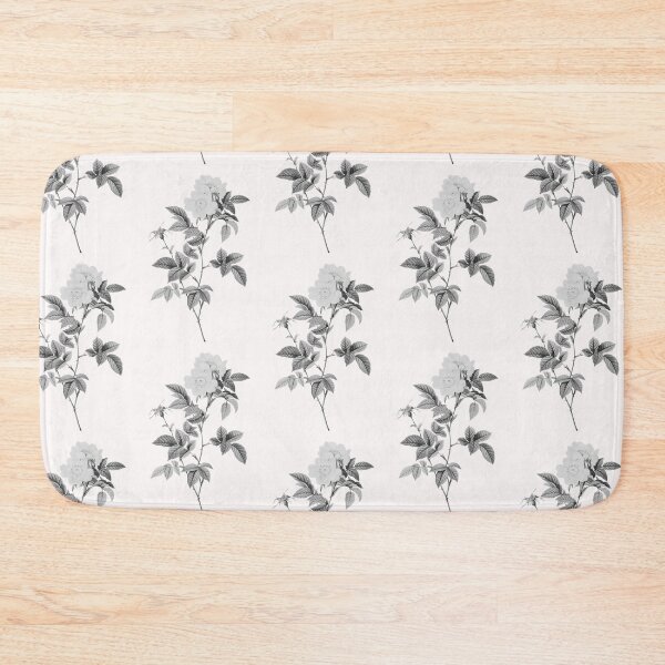 Item preview, Anjou Rose Flower, Alternative Illustration - Grey and White Rose designed and sold by DaphneKstudio .