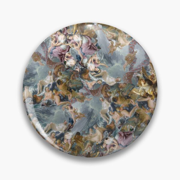 Item preview, Stunning renaissance Seamless pattern depicting Angels in motion. designed and sold by fabricata.