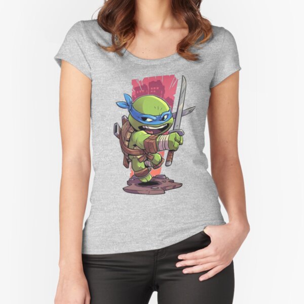 Women's Teenage Mutant Ninja Turtles Cowabunga Scoop Neck - Athletic  Heather - Small