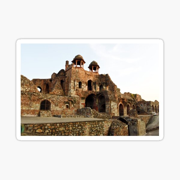 Humayun Gate interior at Old Fort in New Delhi Sticker
