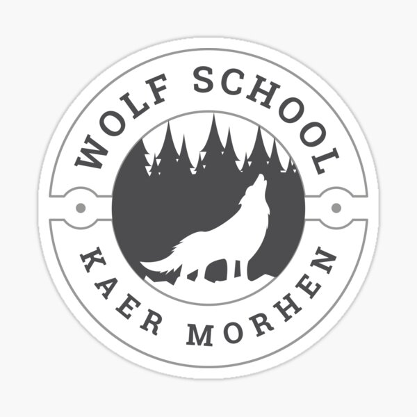 Item preview, Wolf School - Kaer Morhen II - White - Fantasy designed and sold by Fenay Designs.