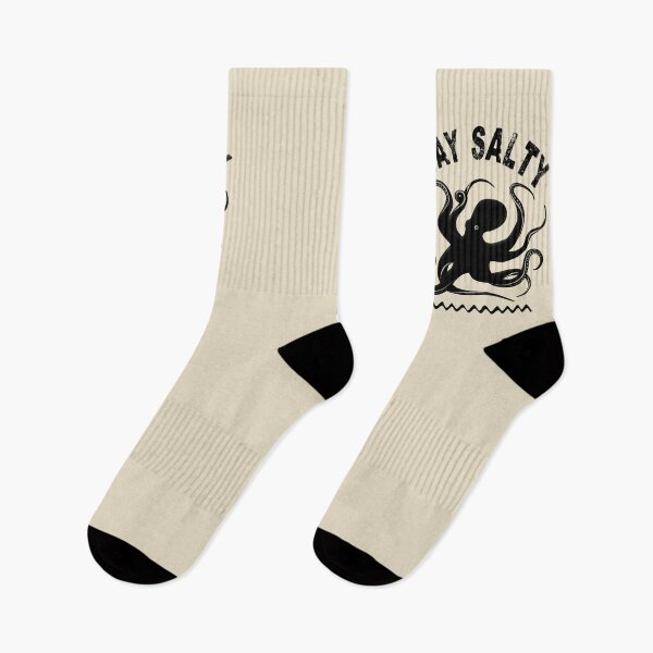 Item preview, Octopus Silhouette | Stay Salty Funny Beach Life Quote designed and sold by TMBTM.