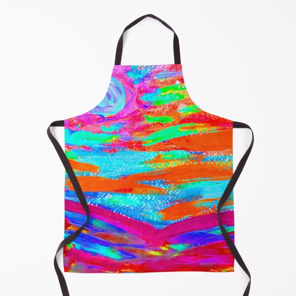 Item preview, Tropical Sunset, Psychedelic Art, with Orange and Blue designed and sold by HBBArtShop.