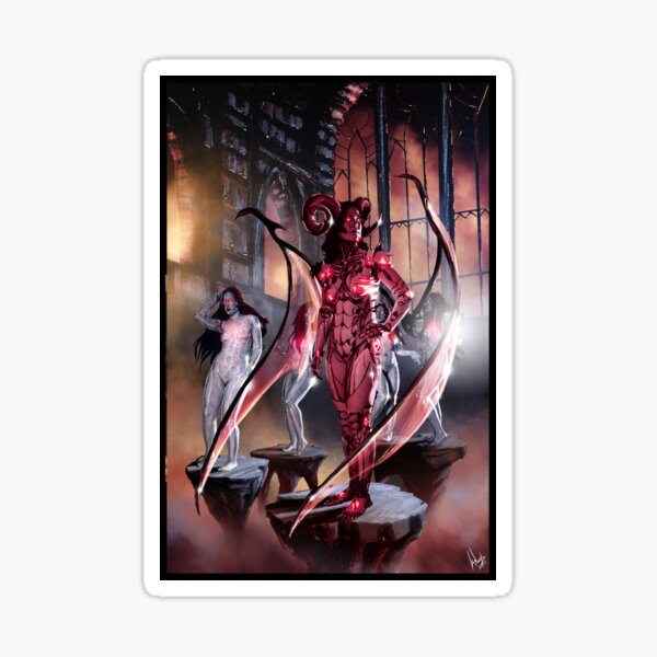 Robot Demon 001 Sticker