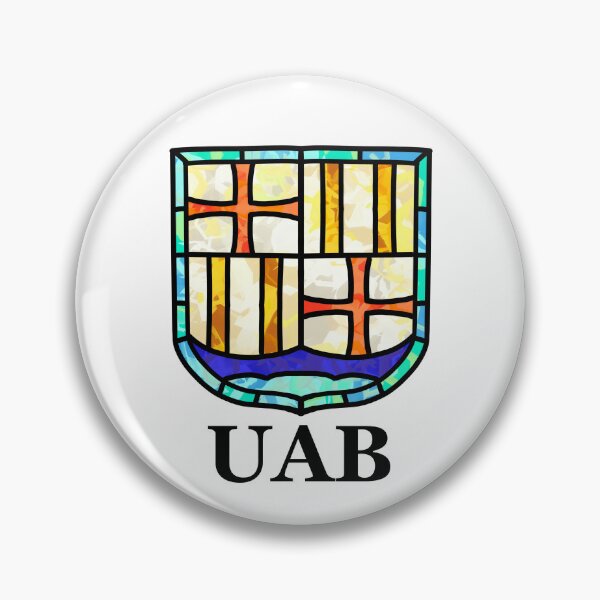 Item preview, Universitat Autonoma de Barcelona (UAB) stained glass crest designed and sold by cetfish.