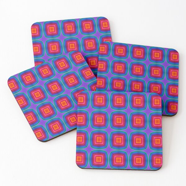 Item preview, Multi colour Square Pattern designed and sold by NikkiBear67.