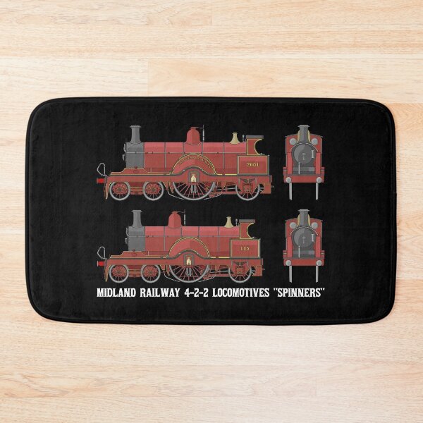 Item preview, Midland Railway 4-2-2 Steam Locomotive 2601 115 Diagrams Gift designed and sold by Maljonic.