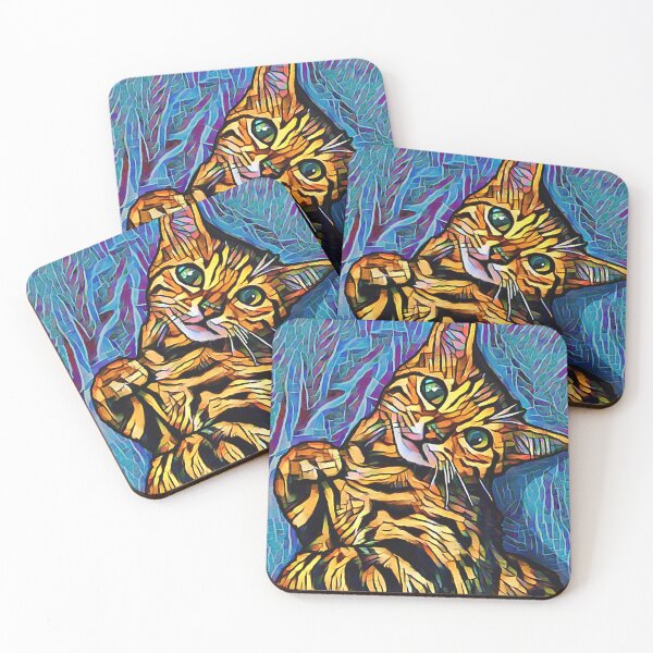 Item preview, Funny Cat 684 Multicolor Kitten designed and sold by artbylucie.