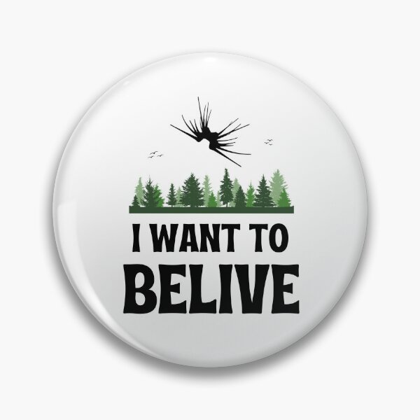 Item preview, I Want to Belive - Shadow Ship - White - Sci-Fi designed and sold by Fenay Designs.
