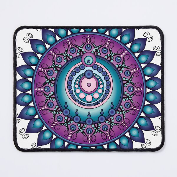 Item preview, Mandala Inspired Design in Colors #3 designed and sold by ZenDrawings.
