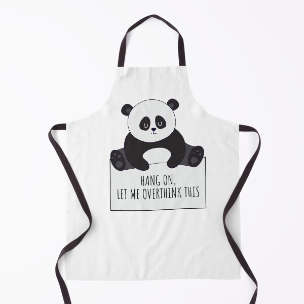 Item preview, Hang on, let me overthink this | Cute Panda designed and sold by BloompodDesigns.