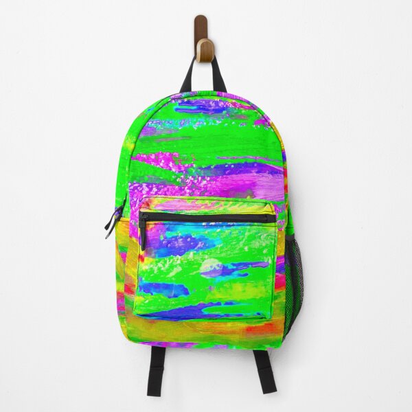 Item preview, Tropical Sunset, Psychedelic Art, with Green and Purple designed and sold by HBBArtShop.