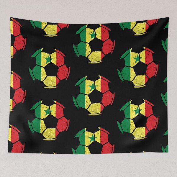 Item preview, Senegal Soccer Ball Flag Jersey Senegalese Football Fan designed and sold by EIMgraphic.