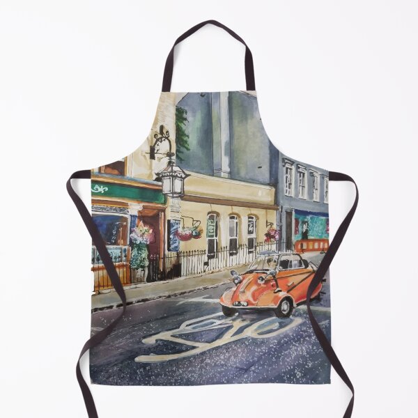 Item preview, Messerschmitt Bubble Car on Portobello Road London  designed and sold by LornaBowdenART.