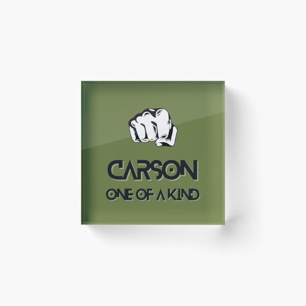 Item preview, Carson Name One of a Kind Birthday Anniversary, Appreciation Gift designed and sold by PapitosPlace.