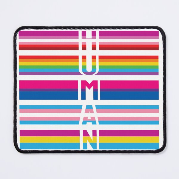 Item preview, Human -  We Are All Human  - Gay and Trans Pride designed and sold by MauveMoves.