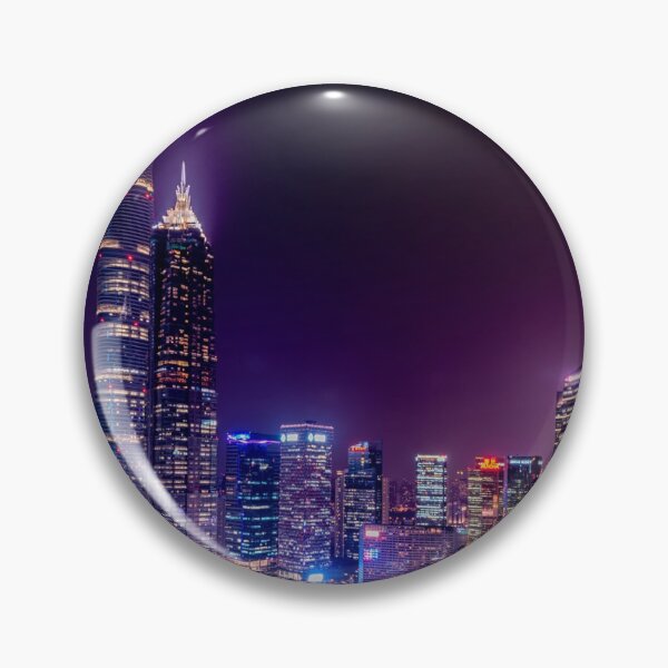 Item preview, Cityscape of Shanghai at night designed and sold by MadLeader.