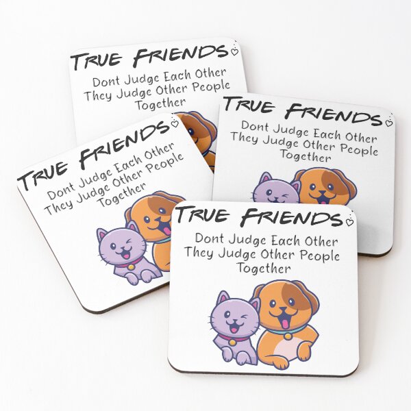 Item preview, True Friends Dont Judge Each Other They Judge Other People Together - Best Friends Forever designed and sold by secretbox.