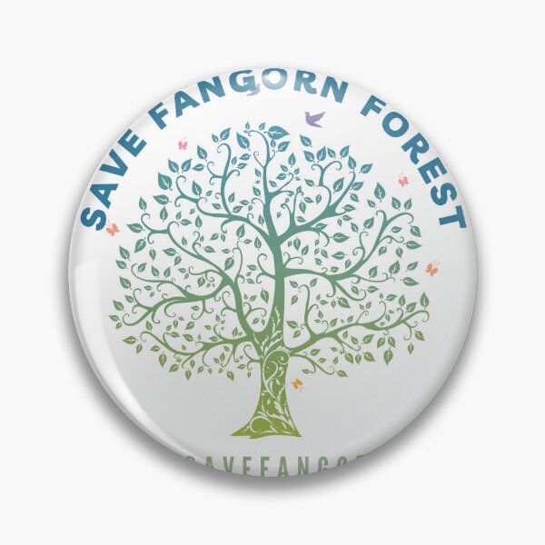 Item preview, Save Fangorn Forest - Blue Tree - Funny designed and sold by Fenay Designs.