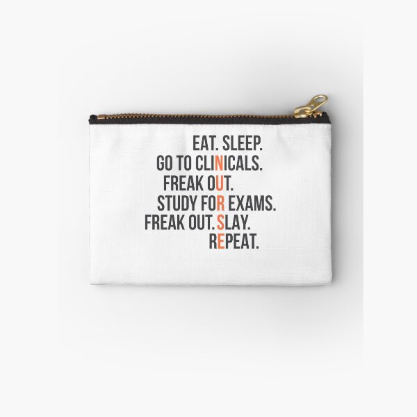 Item preview, Funny Nurse Quote - Eat Sleep RN LPN Clinicals Nursing Gift designed and sold by Blazesavings.