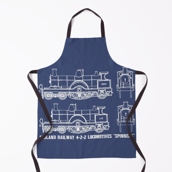 Item preview, Midland Railway 4-2-2 Steam Locomotive 2601 115 Blueprint Diagrams Gift designed and sold by Maljonic.