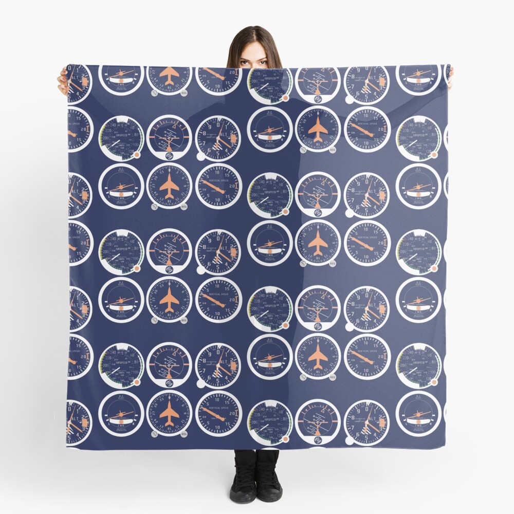 Basic Six Flight Instruments Scarf
