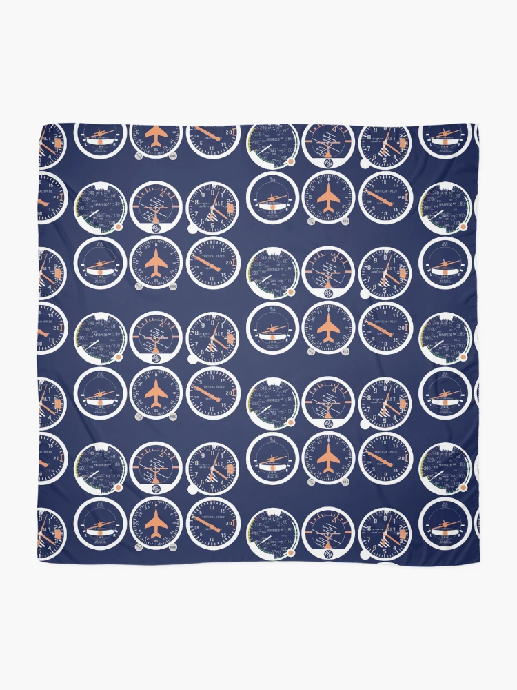 Thumbnail 2 of 3, Scarf, Basic Six Flight Instruments designed and sold by Designed for Flight.