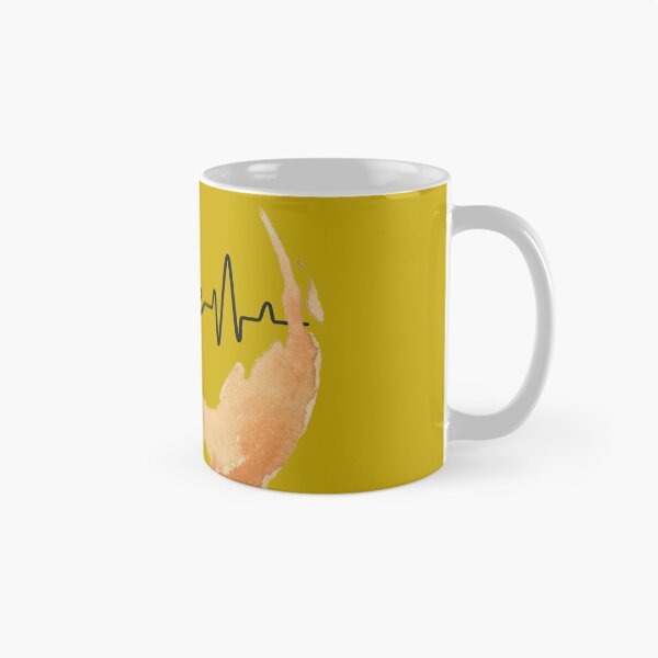 Artikelvorschau, Kaffee mit Herzschlag und Kaffeeflecken entworfen und verkauft von LEOPARDROCKS.