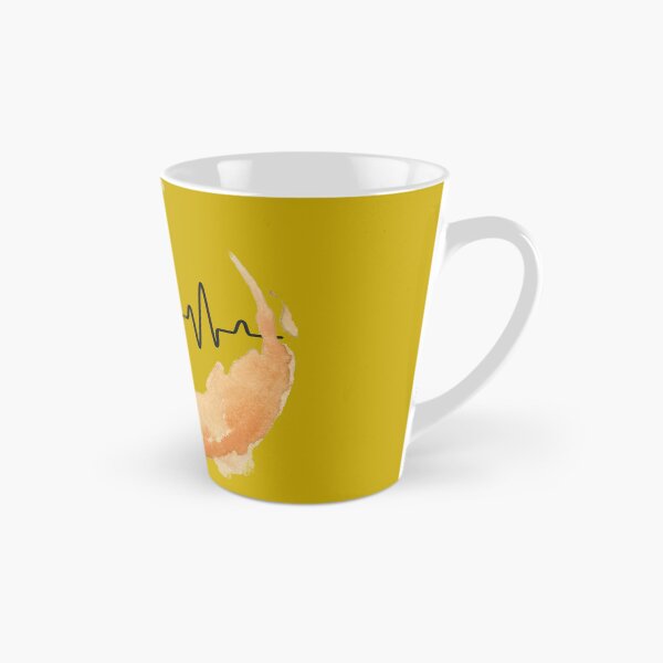 Item preview, Coffee with heartbeat and coffee stains designed and sold by LEOPARDROCKS.