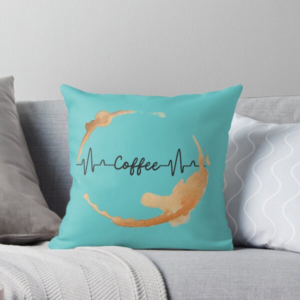 Item preview, Coffee with heartbeat and coffee stains designed and sold by LEOPARDROCKS.