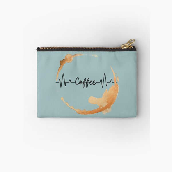 Item preview, Coffee with heartbeat and coffee stains designed and sold by LEOPARDROCKS.