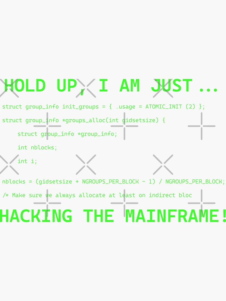 How to hack the mainframe - hacker meme  Canvas Print for Sale by  Krokodajll