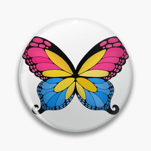 Item preview, Butterfly Wings Pan Pride Flag designed and sold by Middy's Art.