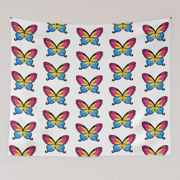 Item preview, Butterfly Wings Pan Pride Flag designed and sold by Middy's Art.