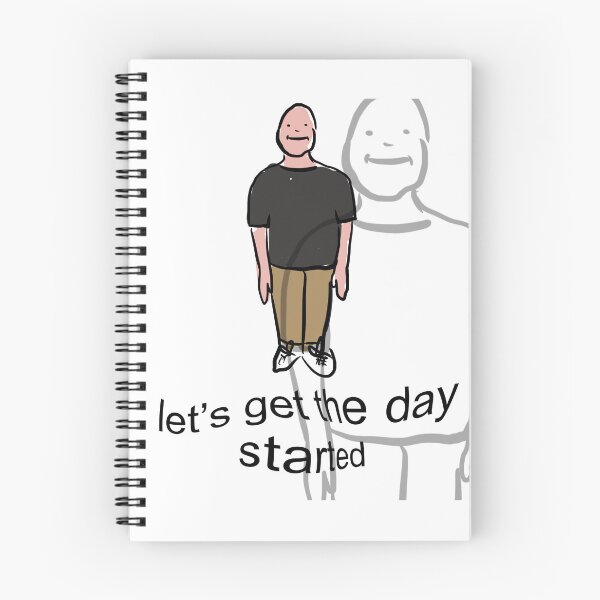 Item preview, standing man, let’s get the day started  designed and sold by blastfromtepast.