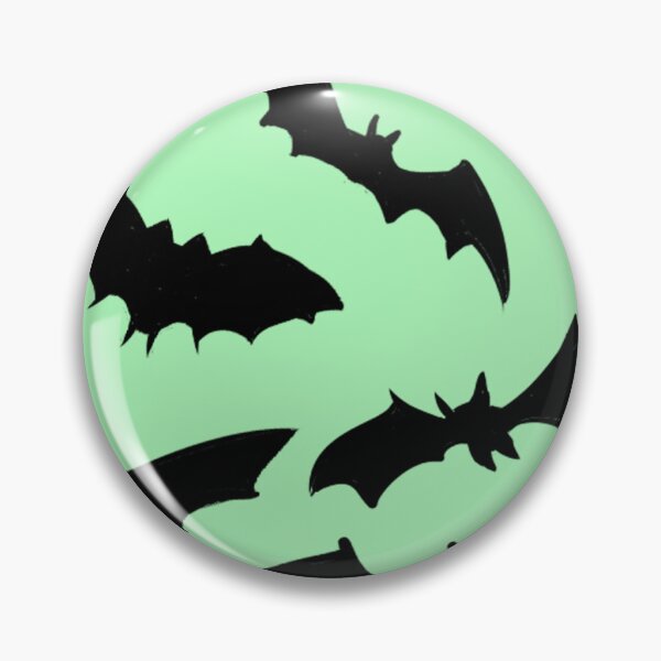Item preview,   Gothic Bats #1 Pastel green / mint designed and sold by PinkRabbitArt.