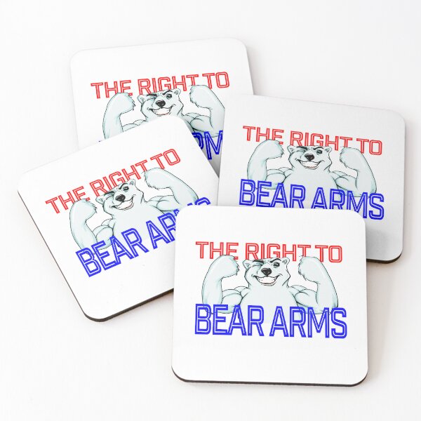 Item preview, The right to bare arms red, white and blue  designed and sold by Martzart.