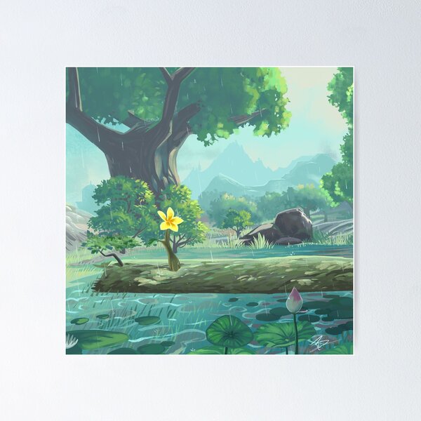 Item preview, Keya Pond Korok Flower designed and sold by Rachel DiSabatino.