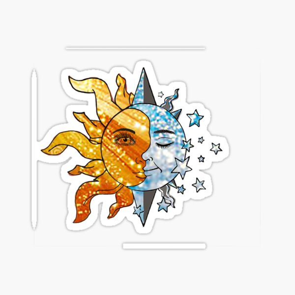 The Sun, The Moon, and The Stars Sticker
