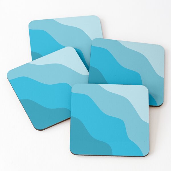 Item preview, Abstract Blue Wave Print designed and sold by Arianna Khalil.