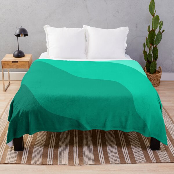 Item preview, Abstract Green Wave Print designed and sold by Arianna Khalil.