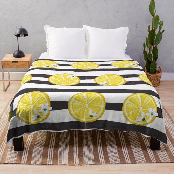 Item preview, Mediterranean Summer Lemons Pattern Design, Lemon Blossom Tree - Lemon Patterns designed and sold by antevasinart.