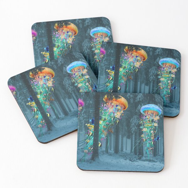 Item preview, A New Winter forest of Electric Jellyfish designed and sold by DavidLoblaw.