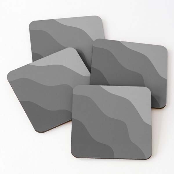Item preview, Abstract Gray Wave Print designed and sold by Arianna Khalil.