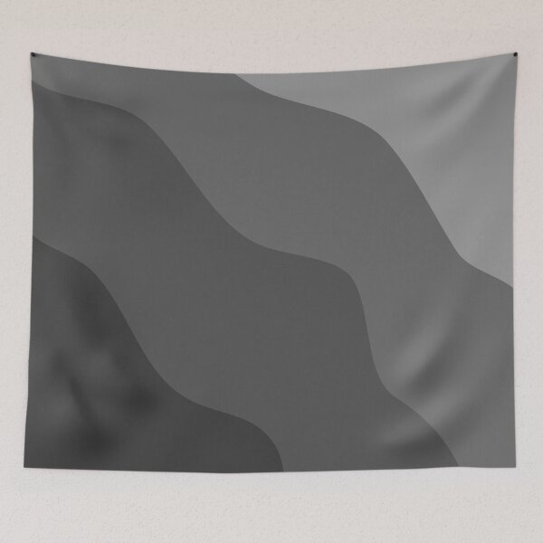 Item preview, Abstract Gray Wave Print designed and sold by Arianna Khalil.