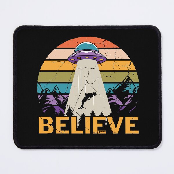 Item preview, BELIEVE UFO and Aliens Abduction Vintage designed and sold by RoguePixel.